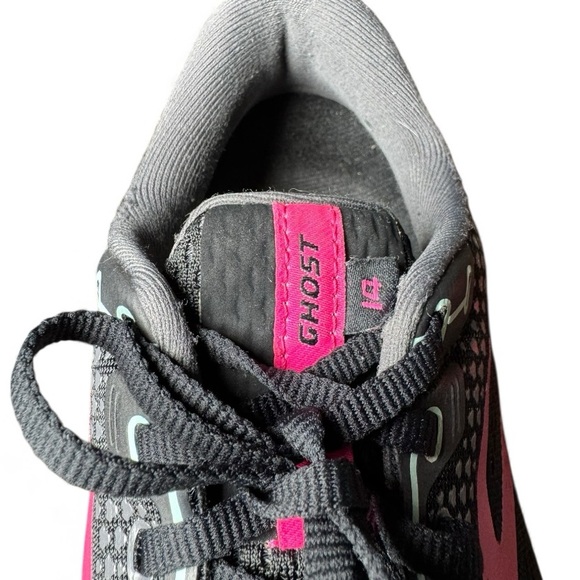 Brooks Ghost 14 Women’s Running Shoes Size 9 Neutral Trainer Black Pink - Picture 5 of 13